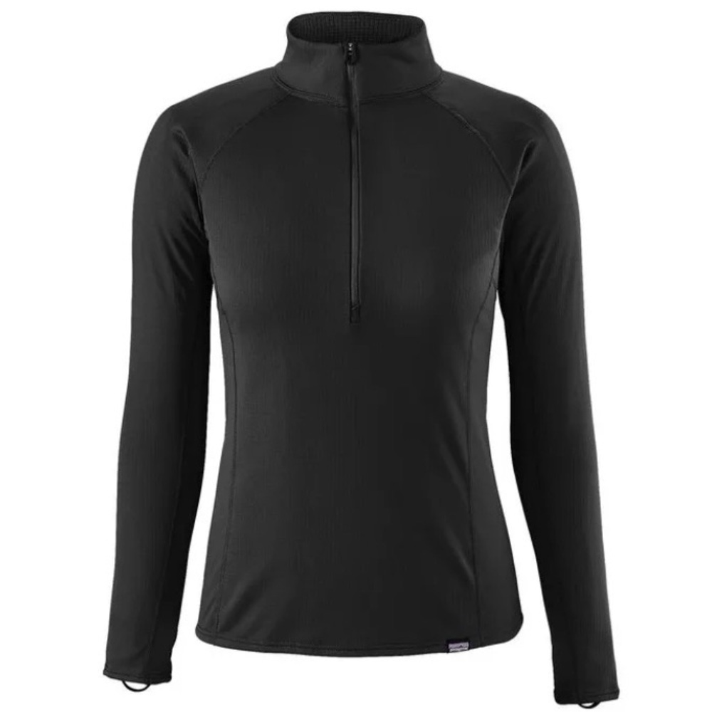 Patagonia Women's Capilene® Midweight Zip-Neck Baselayer Black XS (2-4) - Picture 2 of 10